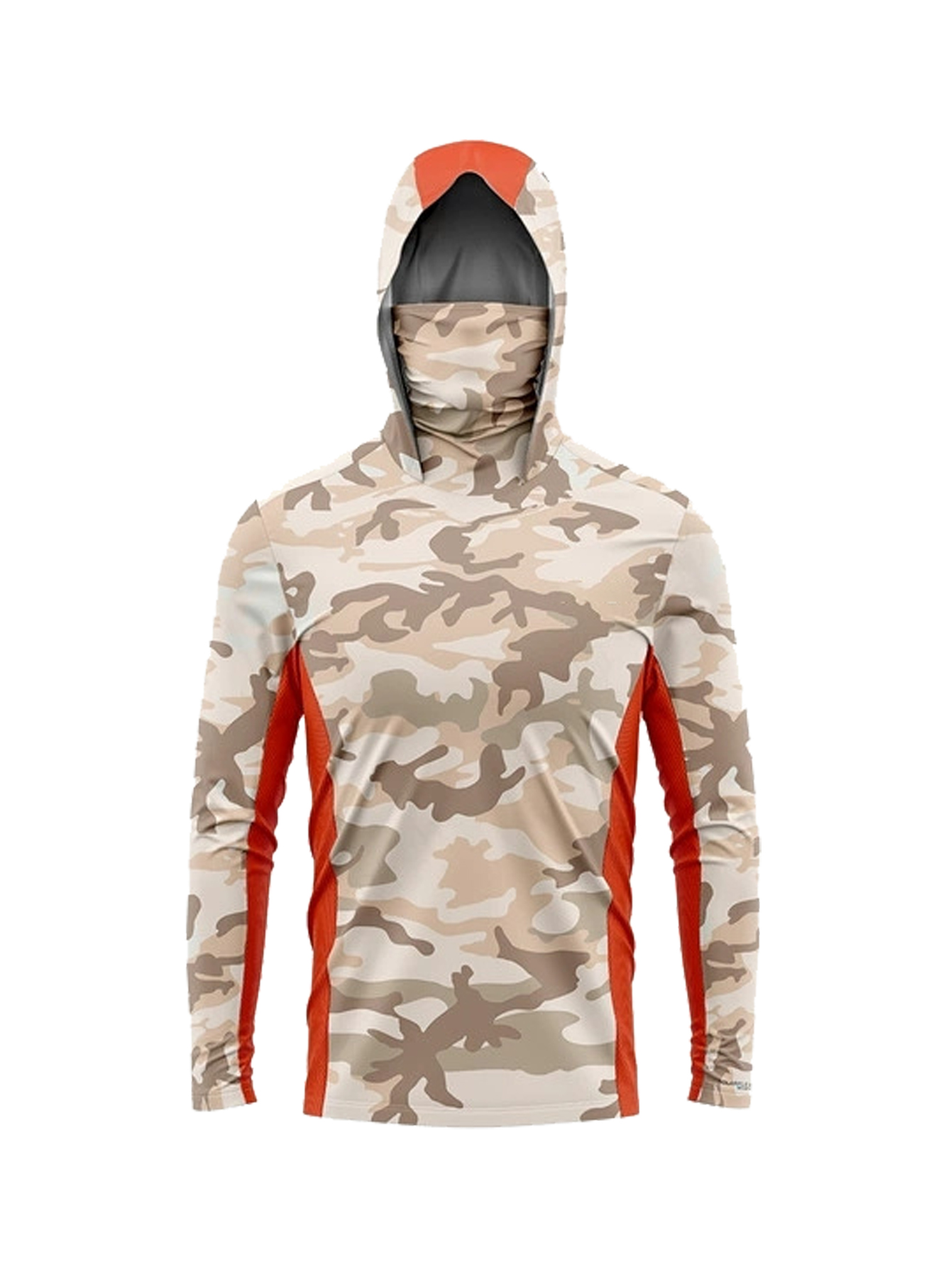 사막 위장 남성용 낚시 후드 셔츠 내장형 페이스 마스크 - Fishing Shirt Uv Protection 리뷰 및 가격