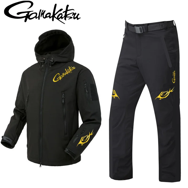 남자를위한 새로운 가을, 겨울 양털 낚시 양복 양털 라 - Fishing Jacket Waterproof 리뷰 및 가격
