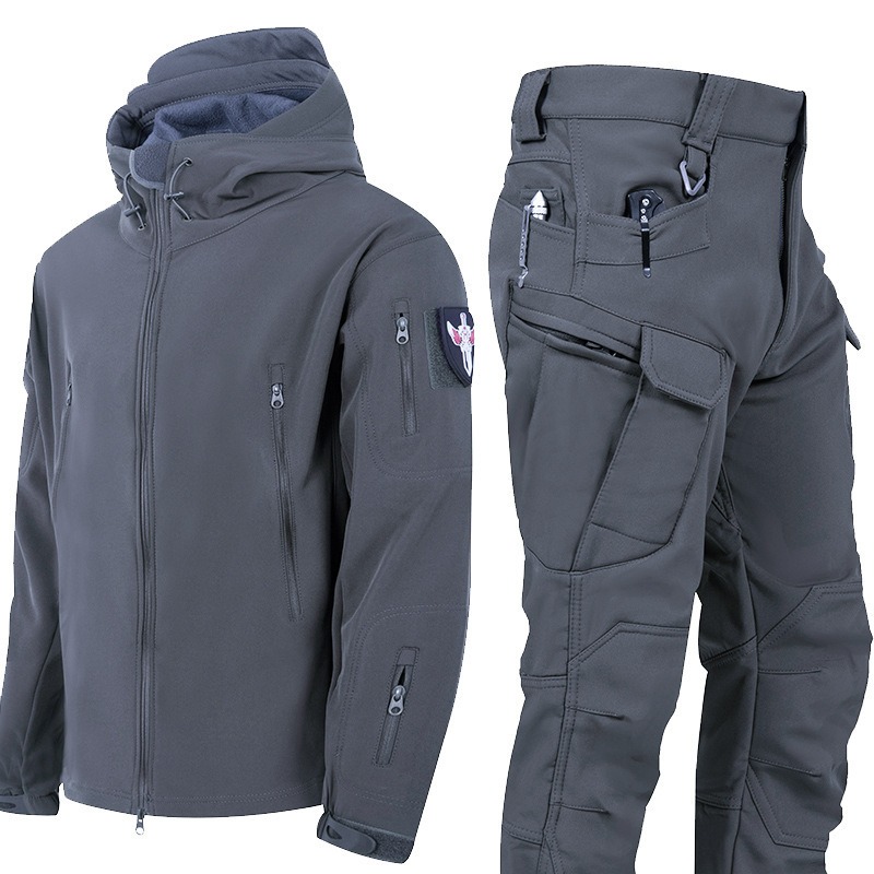 남성용 겨울용 따뜻한 플리스 안감 소프트 쉘 재킷과 바 - Fishing Jacket Waterproof 리뷰 및 가격