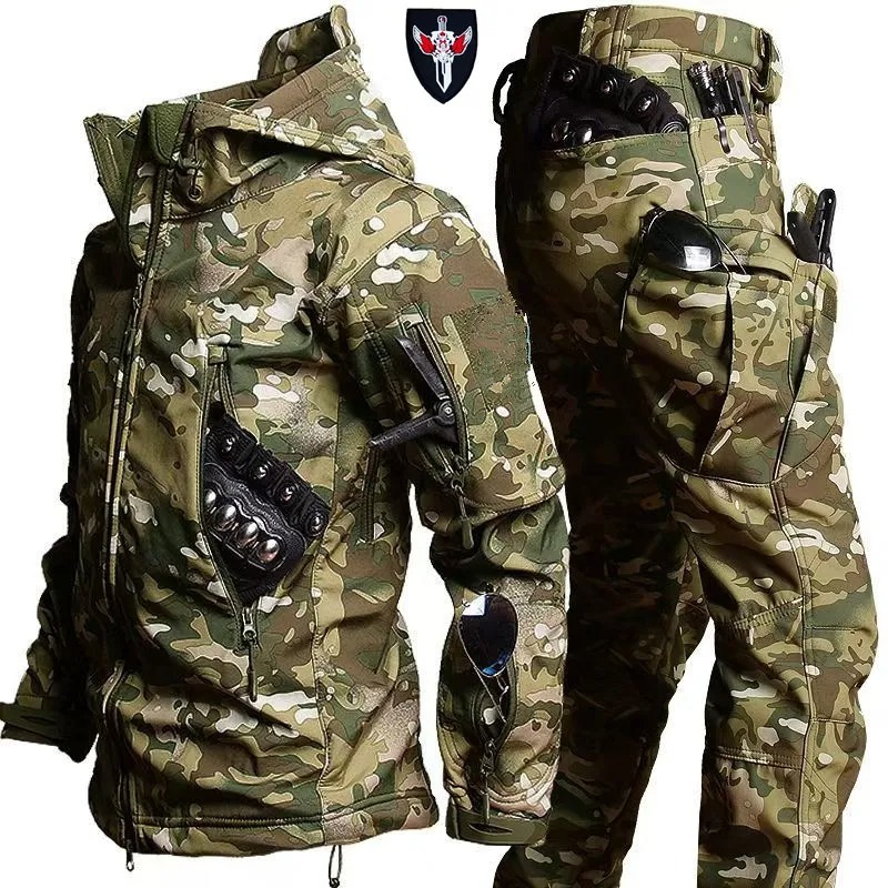 남성용 겨울용 따뜻한 플리스 안감 소프트 쉘 재킷과 바 - Fishing Jacket Waterproof 리뷰 및 가격