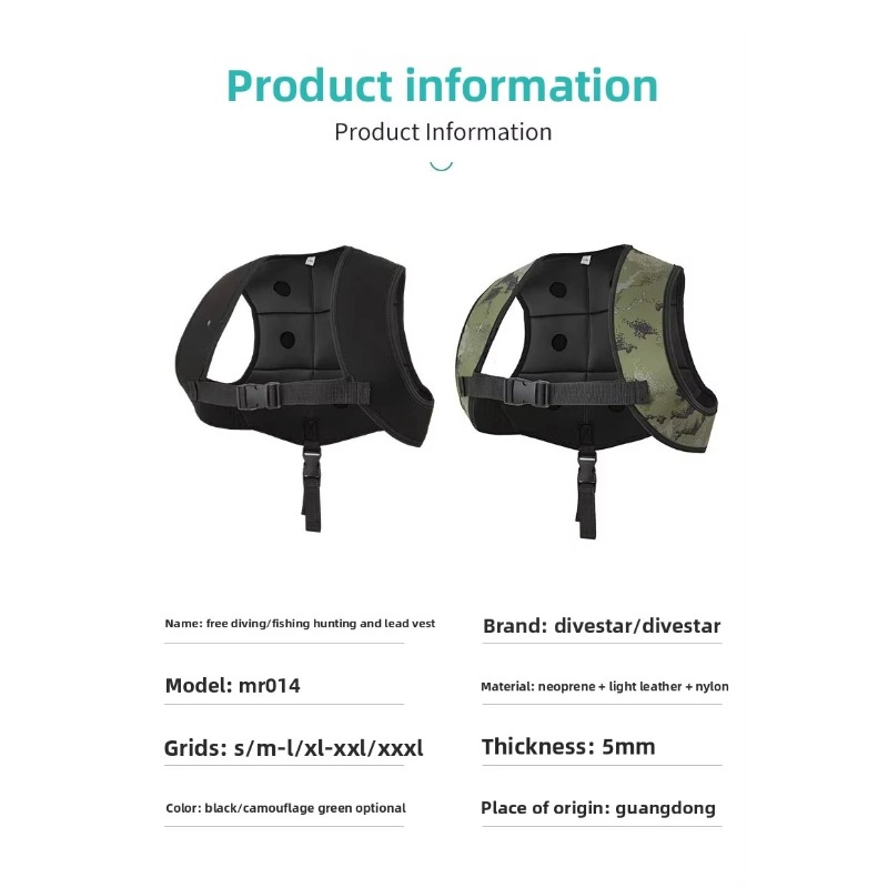 조절 가능한 고무 웨이트 베스트, 편안한 프리다이빙,  - Fishing Vest 리뷰 및 가격