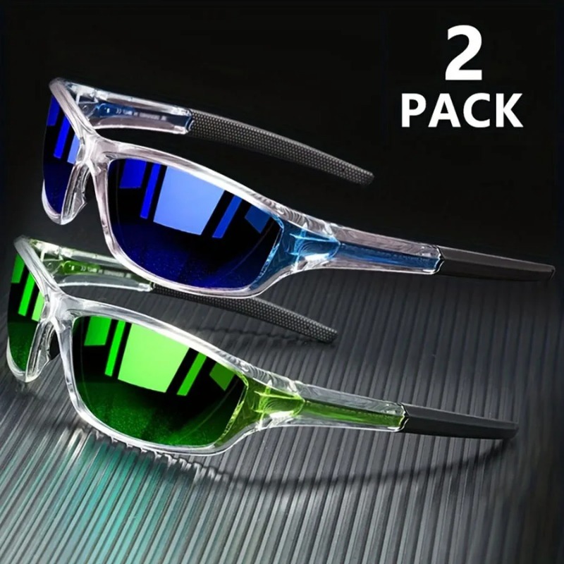 1/2개입 남성용 스포츠 선글라스, 가벼운 야간 시력  - Fishing Sunglasses Polarized 리뷰 및 가격