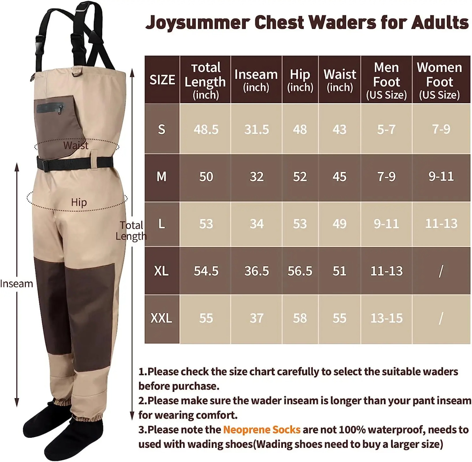 고츄어 남녀 공용 통기성 체스트 웨이더 3중 방수 플라 - Fishing Waders 리뷰 및 가격