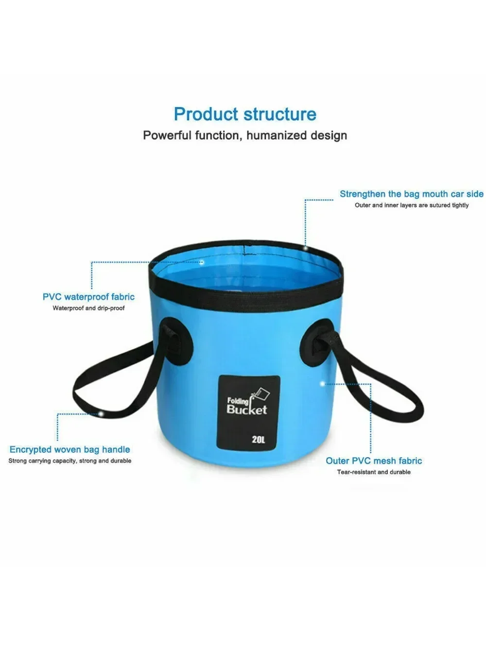 12L/20L 낚시 양동이 접이식 방수 편리한 낚시 상 - Fishing Bag Waterproof 리뷰 및 가격